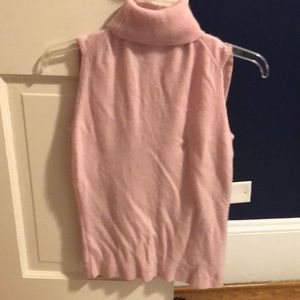 Cashmere Turtleneck Sleeveless Sweater